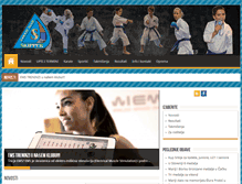 Tablet Screenshot of karateklubskipper.com